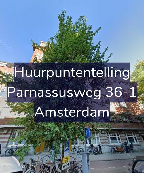 Foto gevel Huurpuntentelling voor Parnassusweg 36-1, Amsterdam
