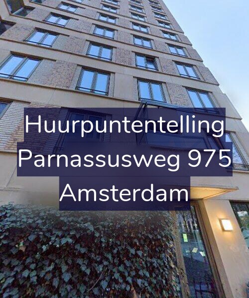 Foto gevel Huurpuntentelling voor Parnassusweg 975, Amsterdam