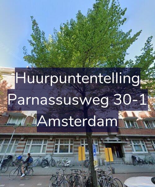 Foto gevel Huurpuntentelling voor Parnassusweg 30-1, Amsterdam