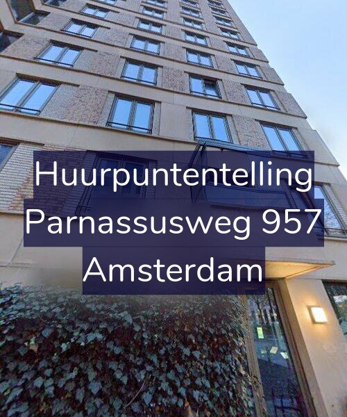 Foto gevel Huurpuntentelling voor Parnassusweg 957, Amsterdam