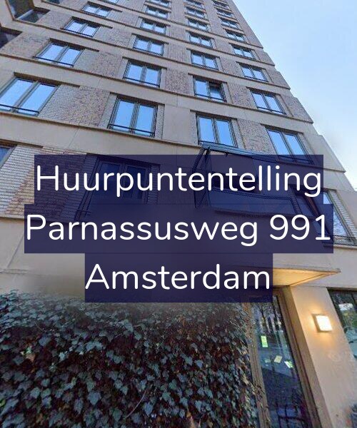 Foto gevel Huurpuntentelling voor Parnassusweg 991, Amsterdam