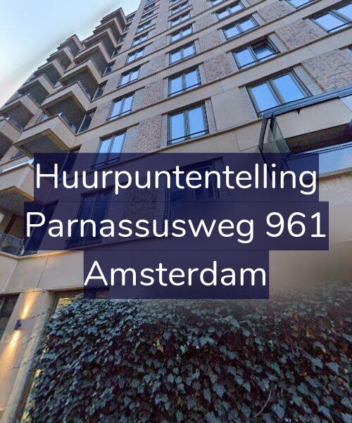 Foto gevel Huurpuntentelling voor Parnassusweg 961, Amsterdam