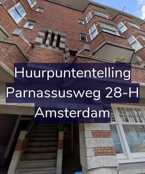 Foto gevel Huurpuntentelling voor Parnassusweg 28-H, Amsterdam