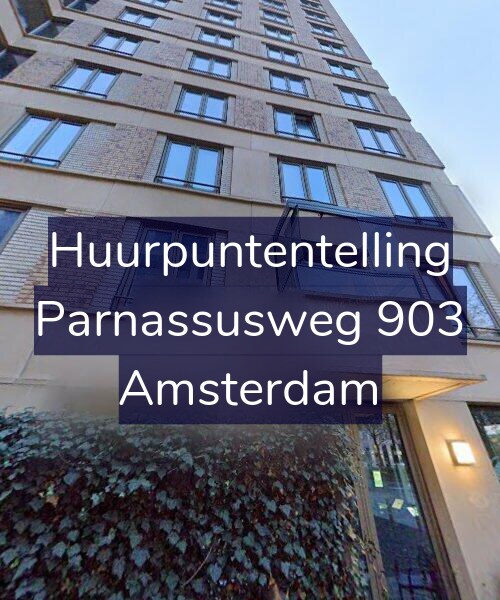 Foto gevel Huurpuntentelling voor Parnassusweg 903, Amsterdam