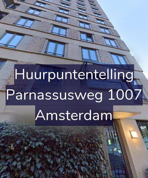 Foto gevel Huurpuntentelling voor Parnassusweg 1007, Amsterdam