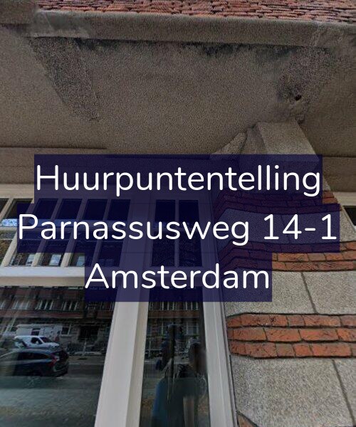 Foto gevel Huurpuntentelling voor Parnassusweg 14-1, Amsterdam