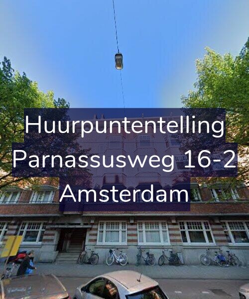 Foto gevel Huurpuntentelling voor Parnassusweg 16-2, Amsterdam