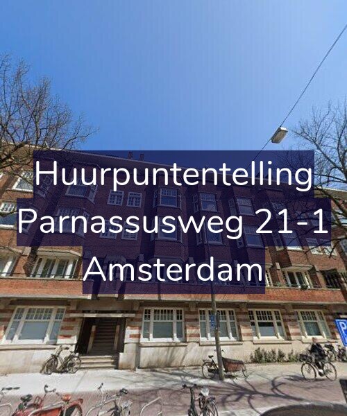 Foto gevel Huurpuntentelling voor Parnassusweg 21-1, Amsterdam