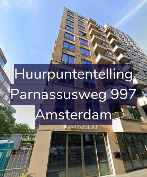 Foto gevel Huurpuntentelling voor Parnassusweg 997, Amsterdam
