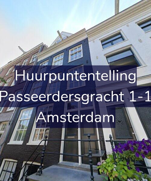 Foto gevel Huurpuntentelling voor Passeerdersgracht 1-1, Amsterdam