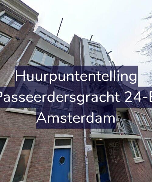 Foto gevel Huurpuntentelling voor Passeerdersgracht 24-B, Amsterdam