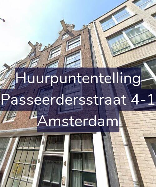 Foto gevel Huurpuntentelling voor Passeerdersstraat 4-1, Amsterdam