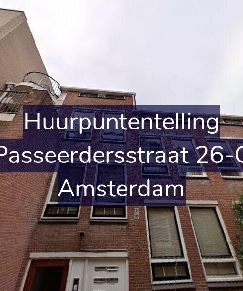 Foto gevel Huurpuntentelling voor Passeerdersstraat 26-C, Amsterdam