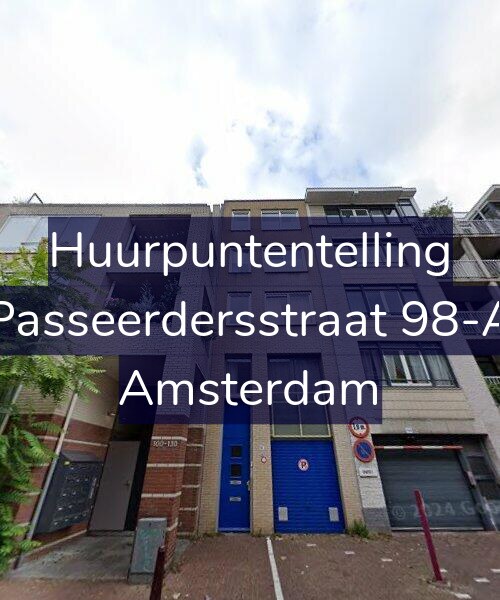 Foto gevel Huurpuntentelling voor Passeerdersstraat 98-A, Amsterdam