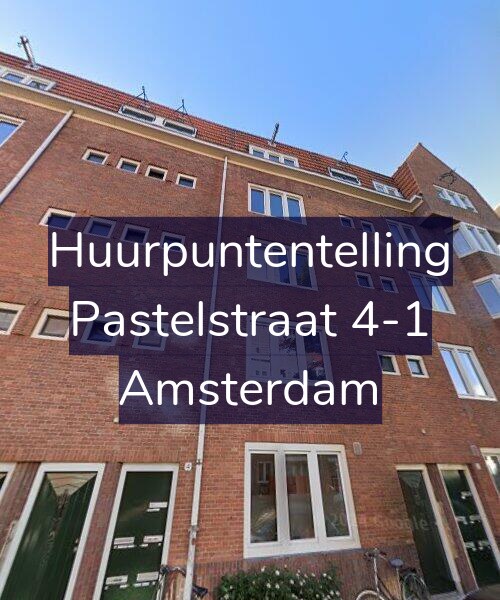 Foto gevel Huurpuntentelling voor Pastelstraat 4-1, Amsterdam