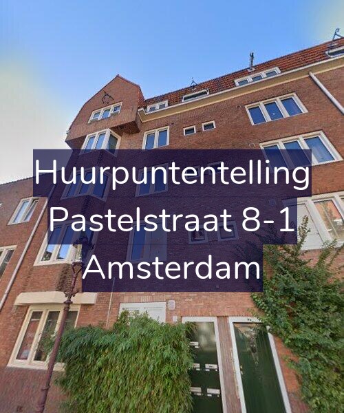 Foto gevel Huurpuntentelling voor Pastelstraat 8-1, Amsterdam