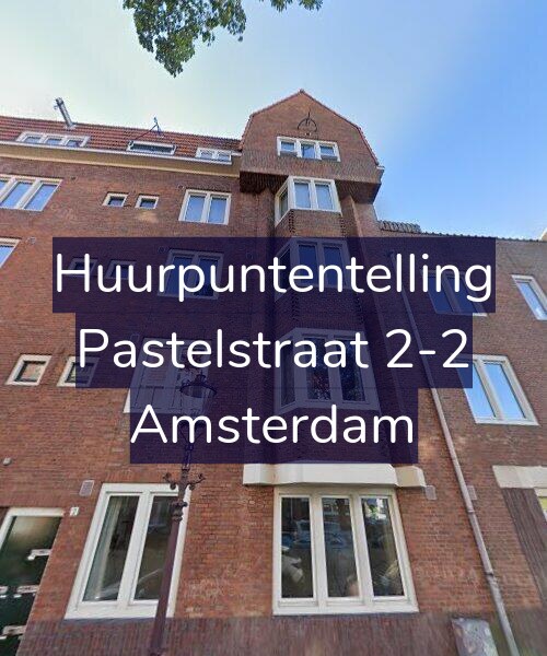 Foto gevel Huurpuntentelling voor Pastelstraat 2-2, Amsterdam
