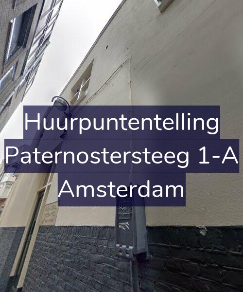 Foto gevel Huurpuntentelling voor Paternostersteeg 1-A, Amsterdam