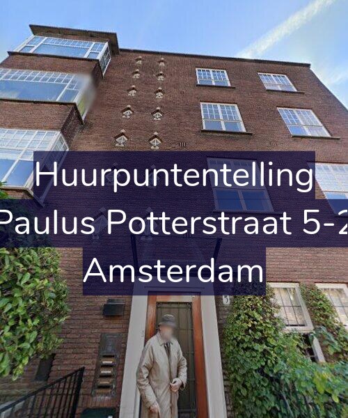 Foto gevel Huurpuntentelling voor Paulus Potterstraat 5-2, Amsterdam