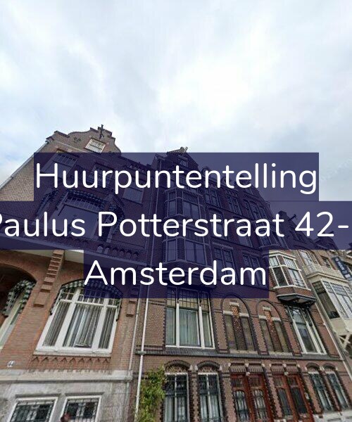 Foto gevel Huurpuntentelling voor Paulus Potterstraat 42-3, Amsterdam