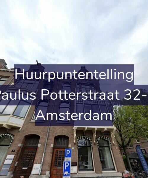 Foto gevel Huurpuntentelling voor Paulus Potterstraat 32-3, Amsterdam
