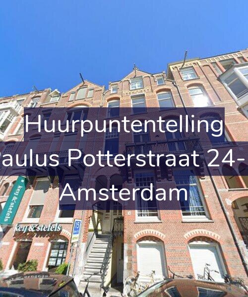 Foto gevel Huurpuntentelling voor Paulus Potterstraat 24-B, Amsterdam