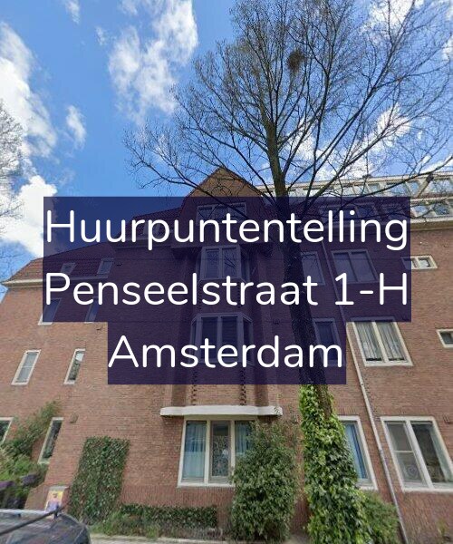 Foto gevel Huurpuntentelling voor Penseelstraat 1-H, Amsterdam