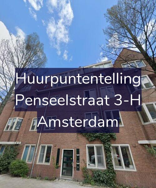 Foto gevel Huurpuntentelling voor Penseelstraat 3-H, Amsterdam