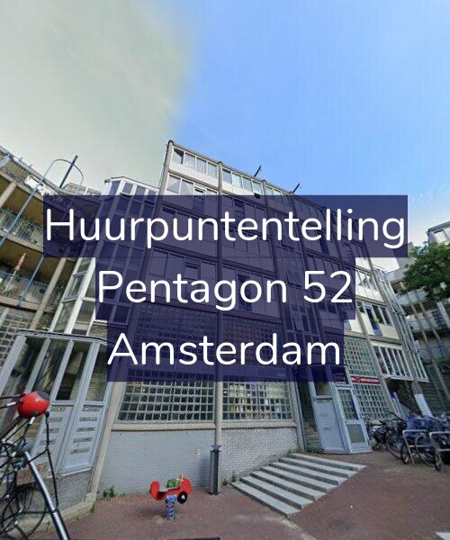 Foto gevel Huurpuntentelling voor Pentagon 52, Amsterdam