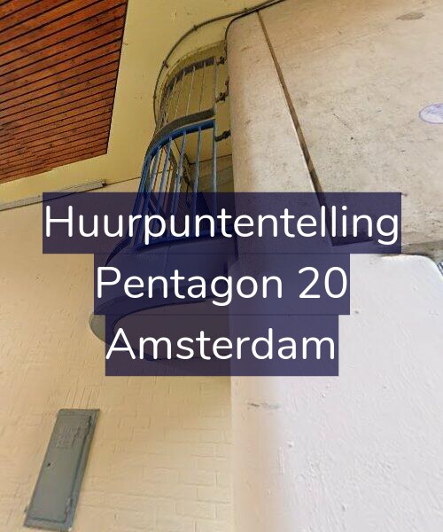 Foto gevel Huurpuntentelling voor Pentagon 20, Amsterdam