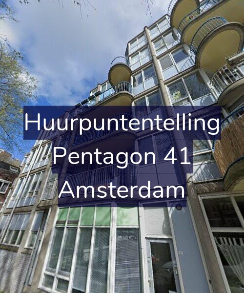 Foto gevel Huurpuntentelling voor Pentagon 41, Amsterdam