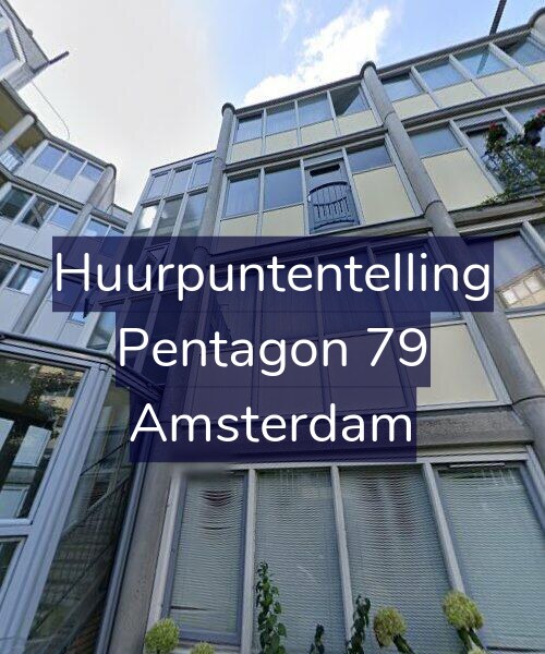 Foto gevel Huurpuntentelling voor Pentagon 79, Amsterdam