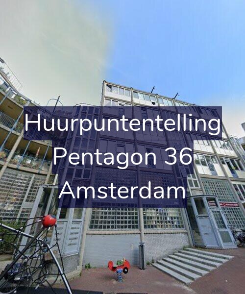 Foto gevel Huurpuntentelling voor Pentagon 36, Amsterdam