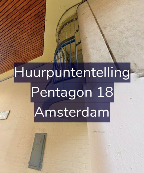 Foto gevel Huurpuntentelling voor Pentagon 18, Amsterdam