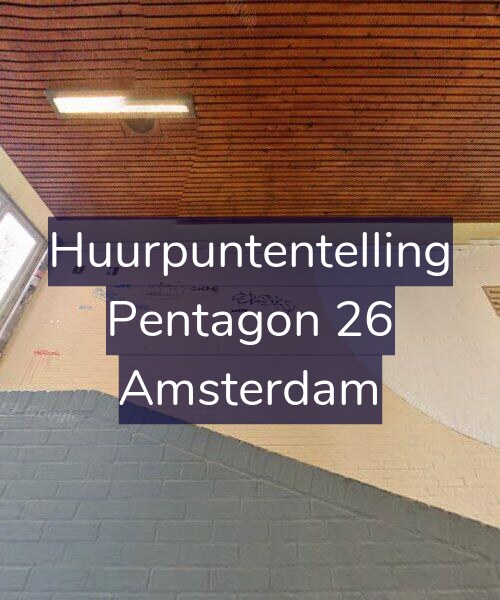 Foto gevel Huurpuntentelling voor Pentagon 26, Amsterdam