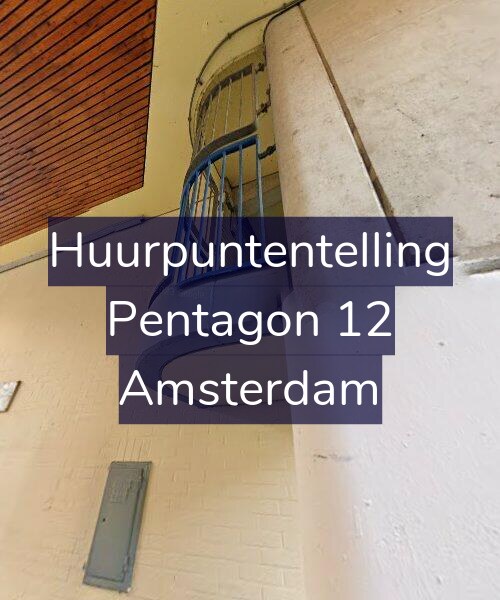 Foto gevel Huurpuntentelling voor Pentagon 12, Amsterdam