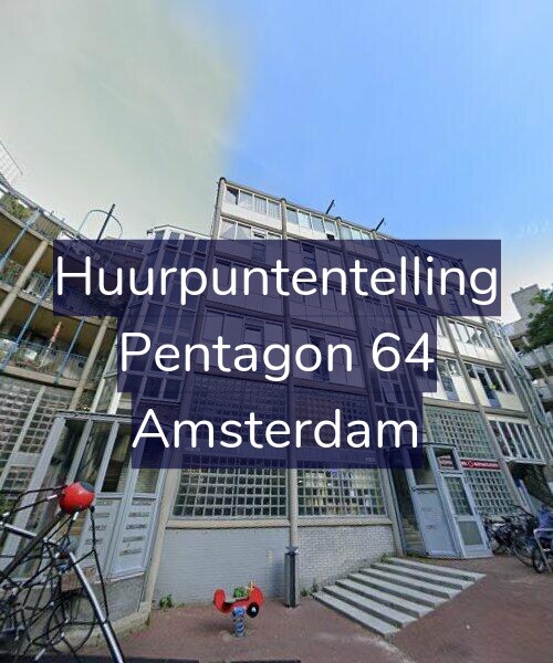 Foto gevel Huurpuntentelling voor Pentagon 64, Amsterdam