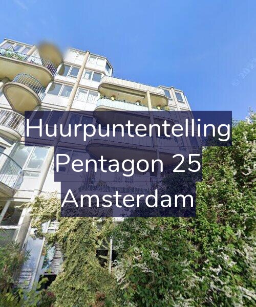 Foto gevel Huurpuntentelling voor Pentagon 25, Amsterdam