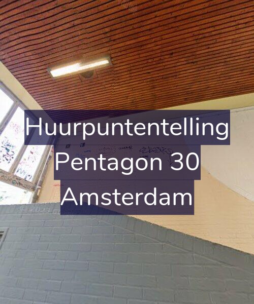 Foto gevel Huurpuntentelling voor Pentagon 30, Amsterdam