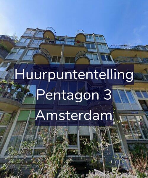 Foto gevel Huurpuntentelling voor Pentagon 3, Amsterdam