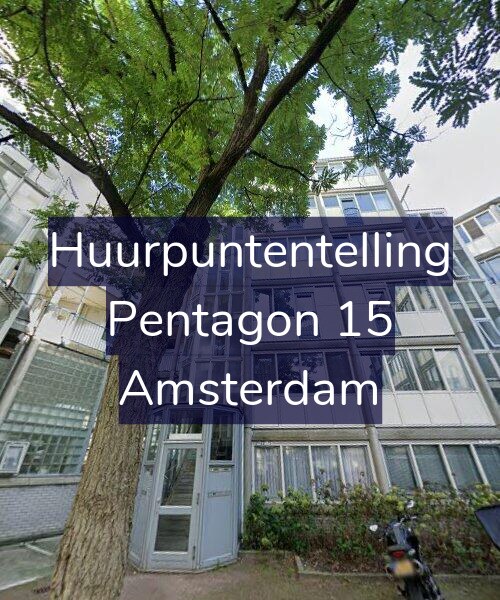 Foto gevel Huurpuntentelling voor Pentagon 15, Amsterdam