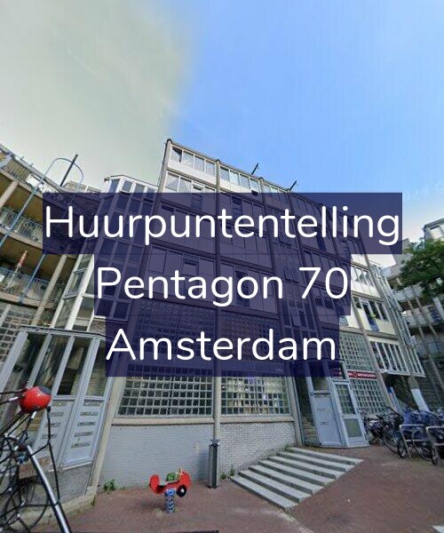 Foto gevel Huurpuntentelling voor Pentagon 70, Amsterdam