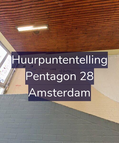 Foto gevel Huurpuntentelling voor Pentagon 28, Amsterdam