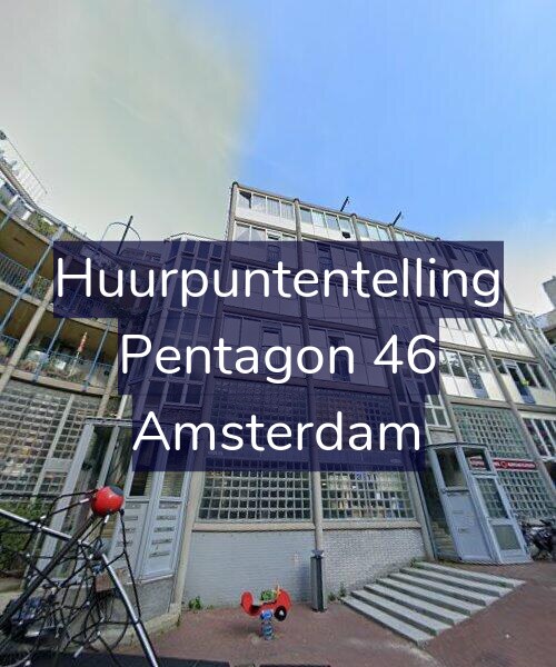 Foto gevel Huurpuntentelling voor Pentagon 46, Amsterdam