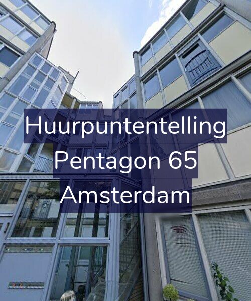 Foto gevel Huurpuntentelling voor Pentagon 65, Amsterdam