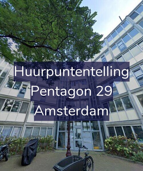 Foto gevel Huurpuntentelling voor Pentagon 29, Amsterdam