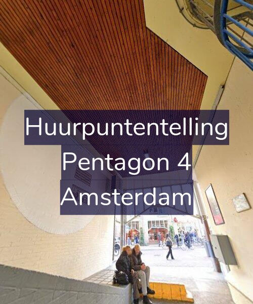 Foto gevel Huurpuntentelling voor Pentagon 4, Amsterdam
