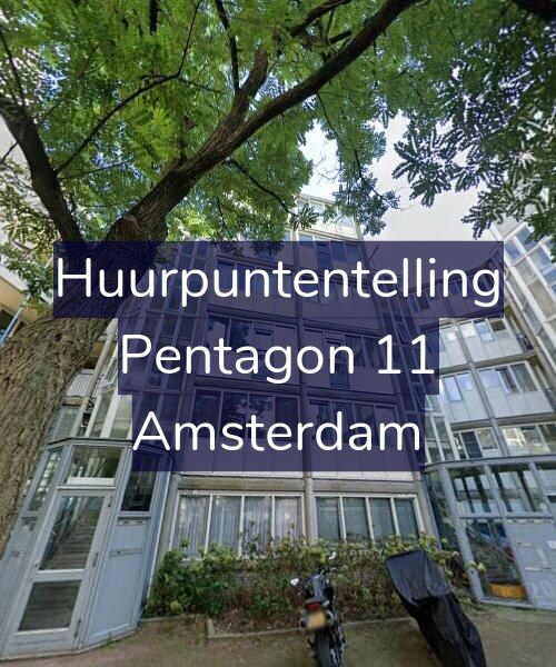 Foto gevel Huurpuntentelling voor Pentagon 11, Amsterdam