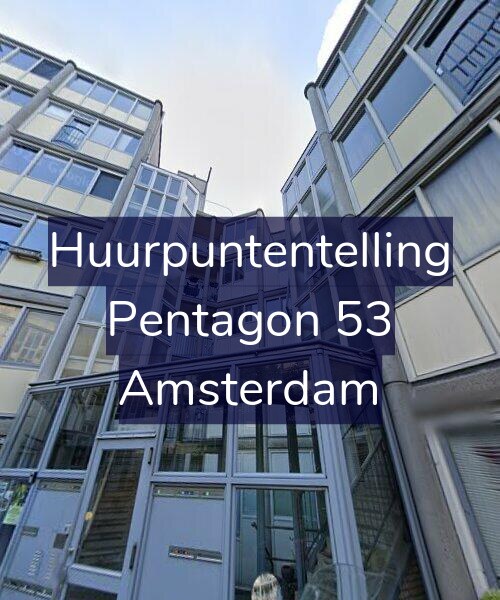 Foto gevel Huurpuntentelling voor Pentagon 53, Amsterdam