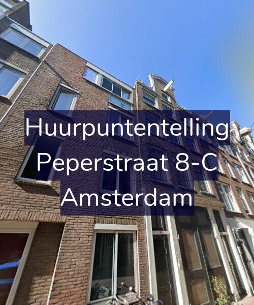 Foto gevel Huurpuntentelling voor Peperstraat 8-C, Amsterdam